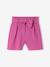 Cotton Gauze Shorts with Belt for Girls violet 