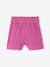 Cotton Gauze Shorts with Belt for Girls violet 