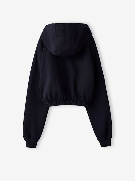 Zip-Up Hooded Sweatshirt for Girls, JONEN anthracite 
