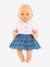 T-Shirt & Skirt for Baby Doll, A Weekend in Paris, COROLLE rose 