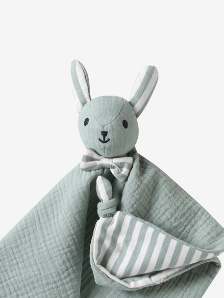 Organic Cotton Gauze Comforter, ENVIE DE FRAISE sage green 