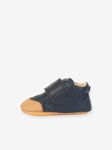 PREWALKERS TOESY Shoes for Children, Designed for First Steps, FRODDO blue+caramel 