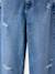 Distressed Wide-Leg Jeans for Girls, JONEN light blue+medium blue 