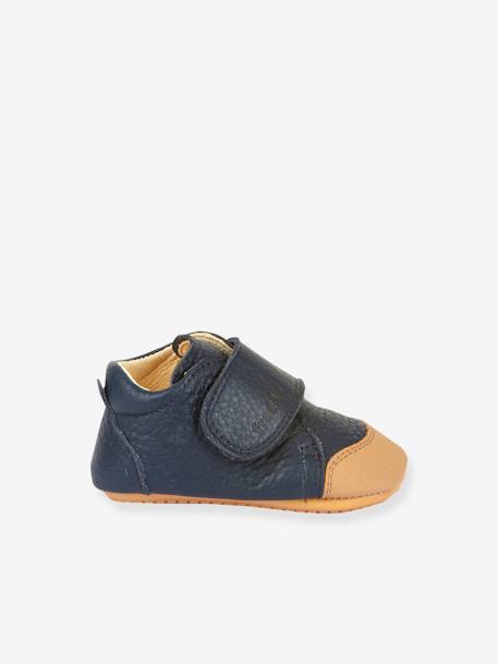PREWALKERS TOESY Shoes for Children, Designed for First Steps, FRODDO blue+caramel 