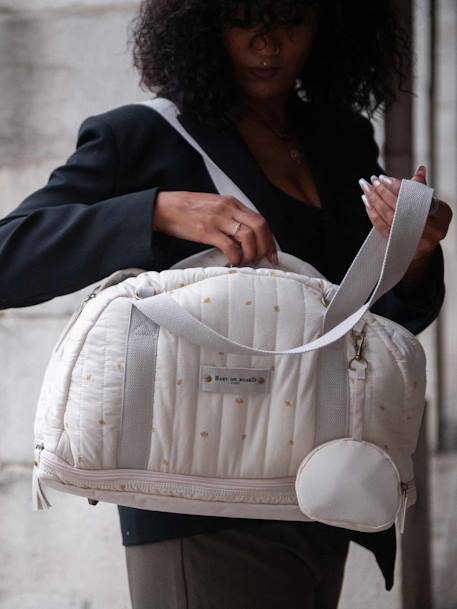 Changing Bag, BABY ON BOARD white 