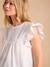 Blouse in Cotton Voile, ENVIE DE FRAISE ecru 