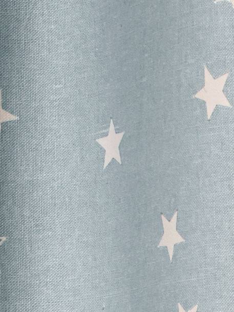 Hollow Star Starry Curtain Blue 
