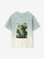 Tie-dye photo print T-shirt for boys sage green 