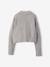 Cropped Cardigan for Girls, JONEN ecru+marl grey 