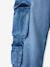 Loose fit denim battle trousers for boys bleached denim+denim grey 