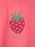 Baby t-shirt with frilled sleeves and fruit design sweet pink 