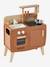 Wooden Design Kitchen - FSC®100 Certified caramel+Light Blue 