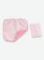 Moses basket and cuddly toy set for 36/42 cm COROLLE baby dolls rose 