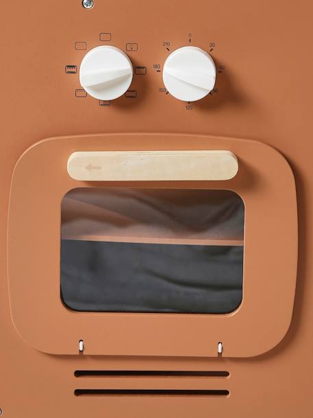 Wooden Design Kitchen - FSC®100 Certified caramel+Light Blue 