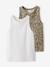 Pack of 2 Strappy Tops for Girls, JONEN beige 