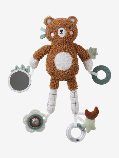 Small GREEN FOREST bear activity toy green 