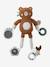 Small GREEN FOREST bear activity toy green 