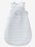 Quilted Baby Sleep Bag with Detachable Sleeves, Organic Collection, Cloud & Triangles Theme White 