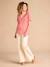 T-Shirt for Maternity with Macramé Front/Back Neckline tomato red 