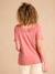 T-Shirt for Maternity with Macramé Front/Back Neckline tomato red 