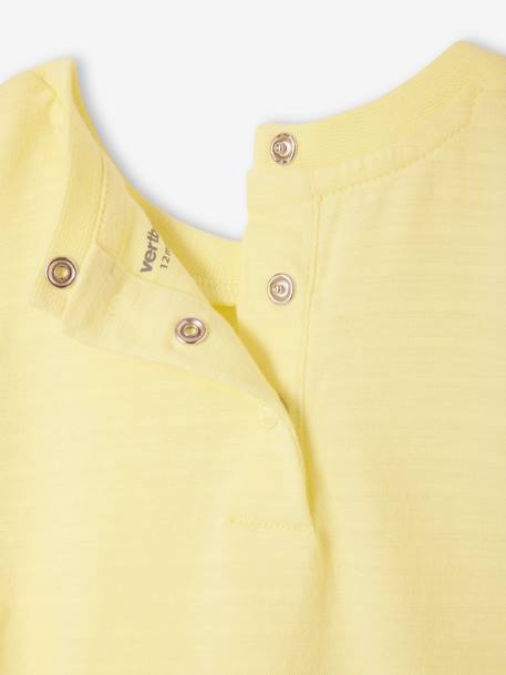 Short Sleeve T-Shirt for Babies fluorescent yellow 