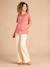 T-Shirt for Maternity with Macramé Front/Back Neckline tomato red 