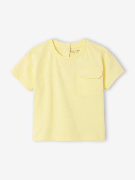 Short Sleeve T-Shirt for Babies fluorescent yellow 