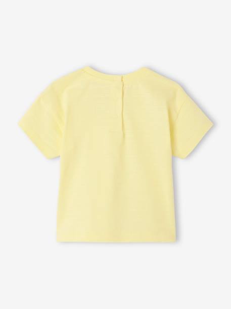 Short Sleeve T-Shirt for Babies fluorescent yellow 