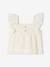 Blouse with Ruffles on Shoulders for Babies ecru 