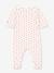 Velour Hearts Sleepsuit for Babies, PETIT BATEAU white 