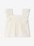 Blouse with Ruffles on Shoulders for Babies ecru 