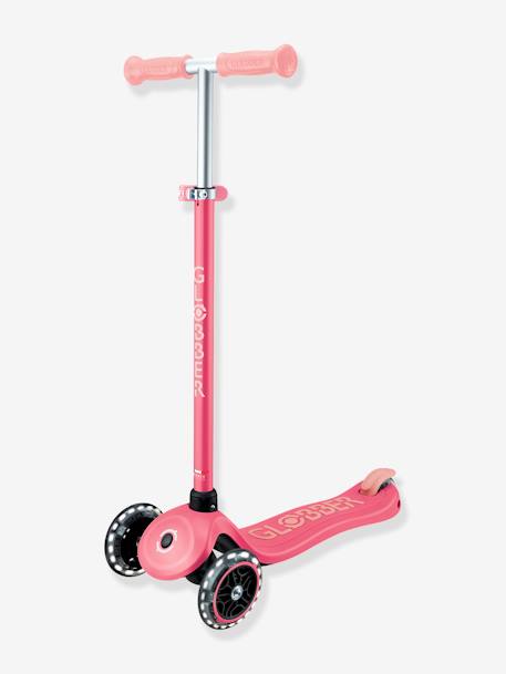Primo Foldable Lights - Light-Up Foldable 3-Wheel Scooter - GLOBBER coral 