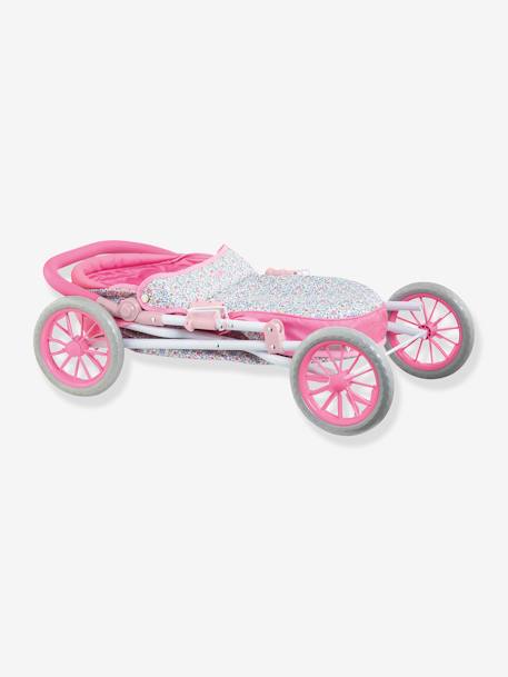 Floral Pram for Baby Dolls, COROLLE rose 