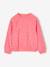 Fleece Sweatshirt & Floral Shorts Set for Girls sweet pink 