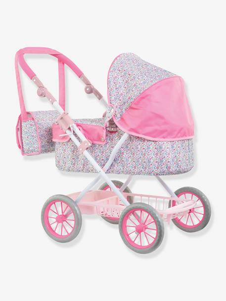 Floral Pram for Baby Dolls, COROLLE rose 