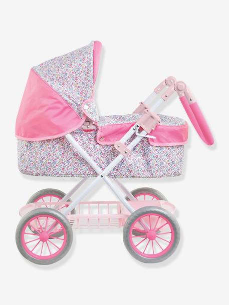 Floral Pram for Baby Dolls, COROLLE rose 