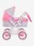 Floral Pram for Baby Dolls, COROLLE rose 