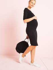 -Close-Fitting Maternity Dress