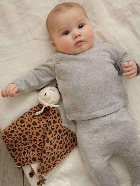 Cashmere & Wool Set for Babies by ENVIE DE FRAISE marl grey 