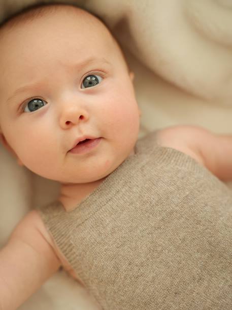 Cashmere Dungarees, ENVIE DE FRAISE marl beige 