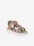 Multi-Strap Leather Sandals for Babies set pink 