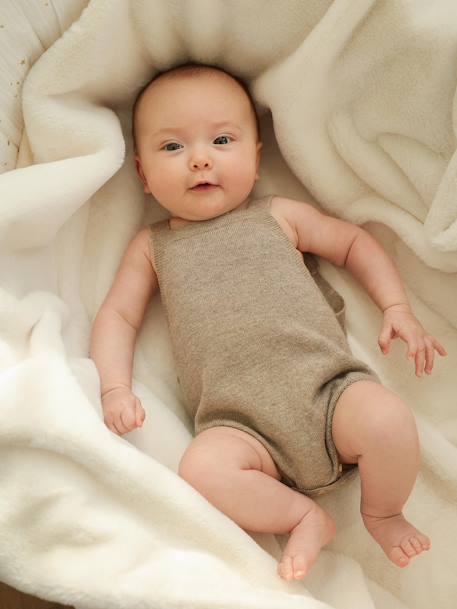 Cashmere Dungarees, ENVIE DE FRAISE marl beige 