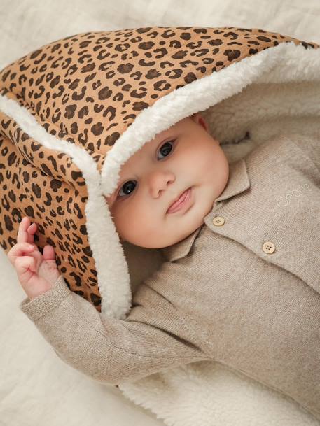 Reversible Baby Nest, ENVIE DE FRAISE ecru 