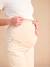 Wide-Leg Maternity Jeans with Seamless Belly Band, ENVIE DE FRAISE ecru 