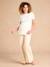 Wide-Leg Maternity Jeans with Seamless Belly Band, ENVIE DE FRAISE ecru 