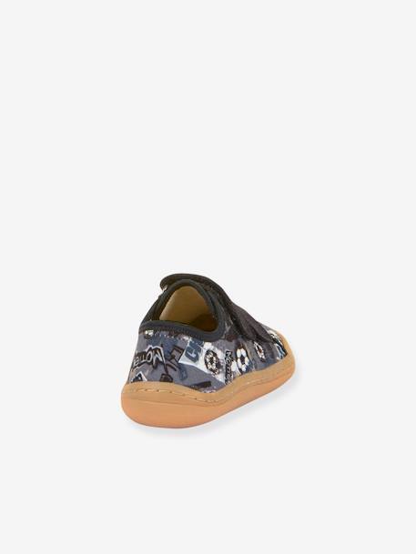 BAREFOOT CANVAS Trainers for Boys, FRODDO anthracite+rose 