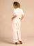 Maternity Dungarees by ENVIE DE FRAISE ecru 