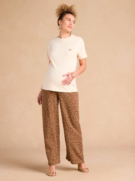 'Mama d'Amour' Organic Cotton T-Shirt, Maternity & Nursing, ENVIE DE FRAISE ecru 