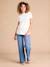 Wide-Leg Maternity Jeans with Seamless Belly Band, ENVIE DE FRAISE stone 
