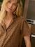 Wide-Leg Leopard Print Jumpsuit for Pregnancy & Breastfeeding, ENVIE DE FRAISE beige 